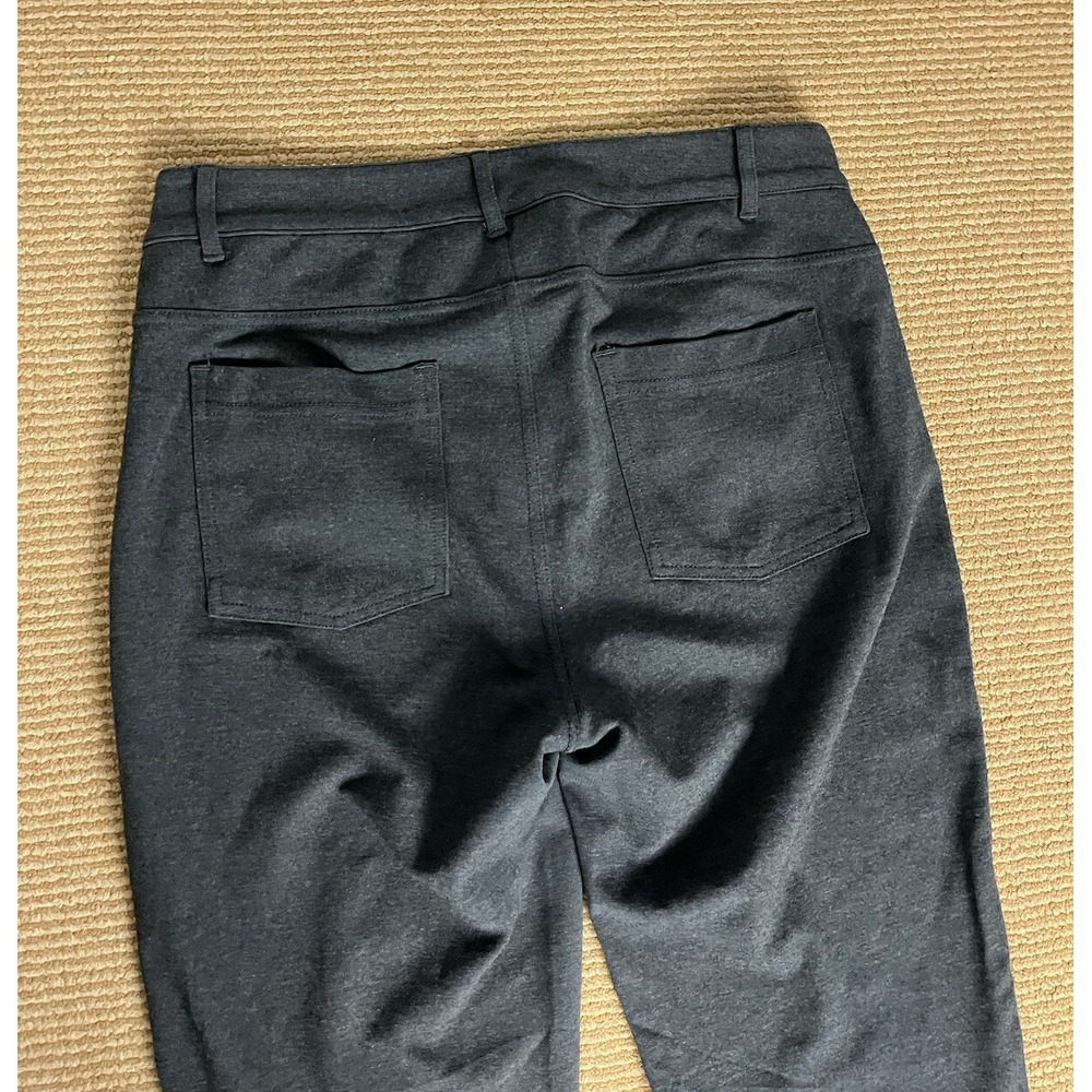 Athleta‎ Women's Avenue Ponte Skinny Pants Size 8 Dark Gray Stretch Pockets - Picture 8 of 10
